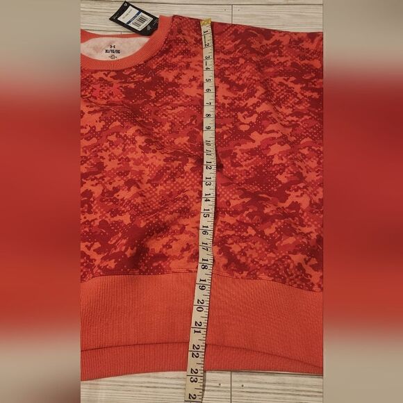 Women's Under Armour Camo Rival Fleece Crew Sweatshirt Calipso Size XL - Picture 5 of 13